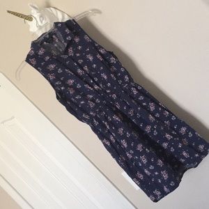 Sleeveless Floral Print Dress